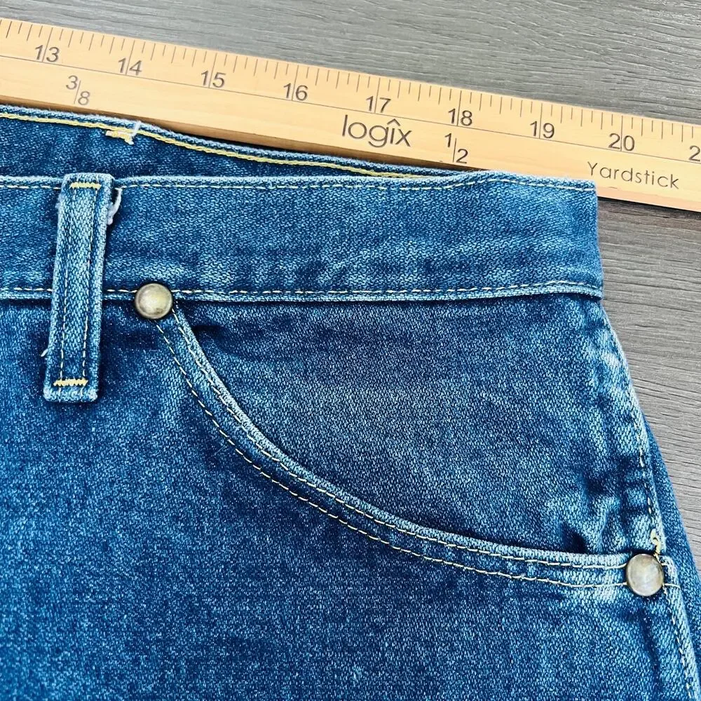 Wrangler Jeans Mens Size 40X34 Blue 13MGSHD George Strait Cowboy Cut Collection